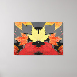 Autumn Maple Leaves Canvas Afdruk