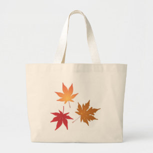 Autumn Maple Leaves Collectie Grote Tote Bag