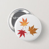 Autumn Maple Leaves Collectie Ronde Button 5,7 Cm (Voorkant /achterkant)