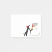 Autumn Maple Leaves en Cute Funny Penguin Post-it® Notes (Voorkant)