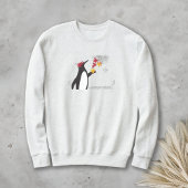 Autumn Maple Leaves en Funny Penguin Trui