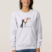 Autumn Maple Leaves en Funny Penguin Trui (Voorkant)