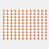 “Autumn Maple Leaves” Gift Wrap Inpakpapier Vel (Voorkant 3)