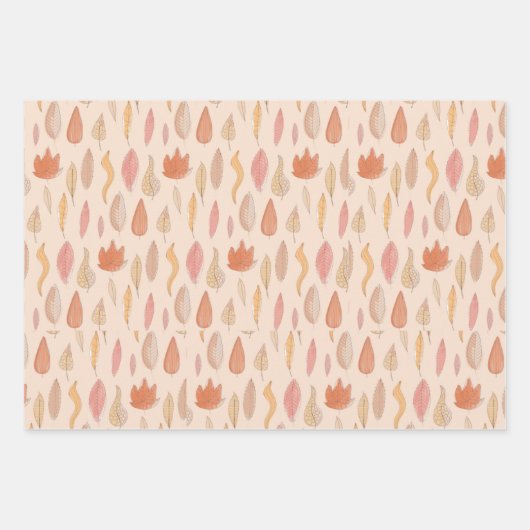 Autumn Maple Leaves Inpakpapier Vel (Voorkant)