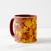 Autumn Maple Leaves Mok (Voorkant links)