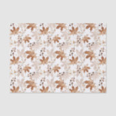 Autumn Maple Leaves Pattern Thanksgiving Tissuepapier (Voorkant)