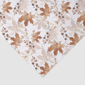 Autumn Maple Leaves Pattern Thanksgiving Tissuepapier (Detail)