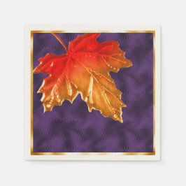 Autumn Maple Leaves Servetten