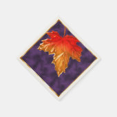 Autumn Maple Leaves Servetten (Hoek)