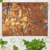 Autumn Maple Leaves Theedoek (Gevouwen)