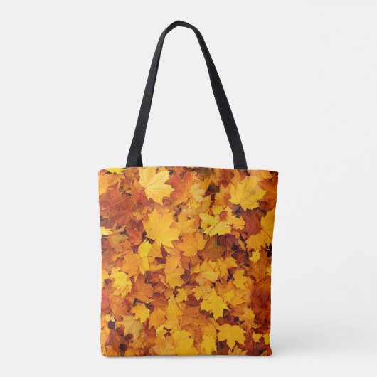 Autumn Maple Leaves Tote Bag (Achterkant)