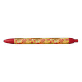 Autumn Maple Leaves Zwarte Inkt Pen (Voorkant)