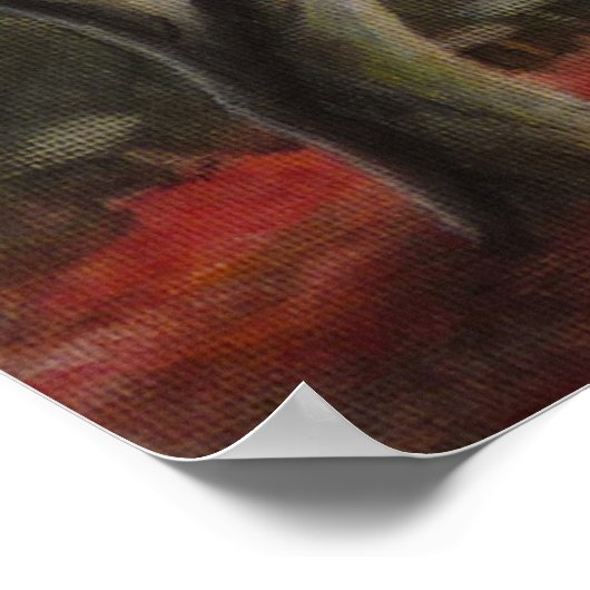 Autumn Maple Tree Print Landscape Art Poster (Hoek)