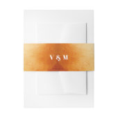 Autumn Maple verlaat Initiaal naam Uitnodigingen Wikkel (Voorkant Voorbeeld)