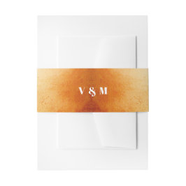 Autumn Maple verlaat Initiaal naam Uitnodigingen Wikkel