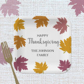 Autumn Maple verlaat modern Papieren Bordje