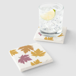 Autumn Maple verlaat modern Stenen Onderzetter