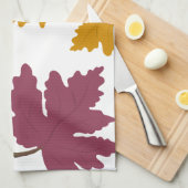 Autumn Maple verlaat modern Theedoek (Quarter Fold)