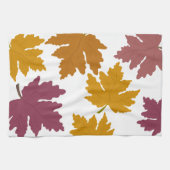 Autumn Maple verlaat modern Theedoek (Horizontaal)