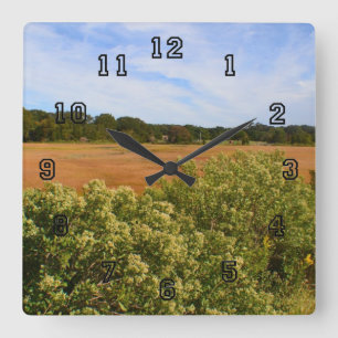 Autumn Marsh Wall klok