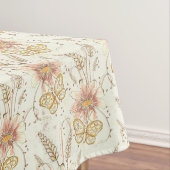 Autumn Meadow Butterflies Cotton Tablecloth Tafelkleed (Voorbeeld)