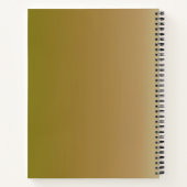 Autumn Meadow gepersonaliseerd notitieboek (Achterkant)