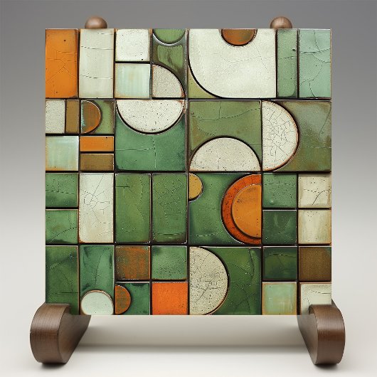 Autumn Medley Faux Relief Keramische Tegel Tegeltje