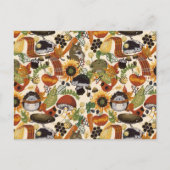 Autumn Medley Pattern Briefkaart (Voorkant)