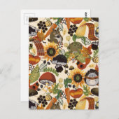 Autumn Medley Pattern Briefkaart (Voorkant / Achterkant)