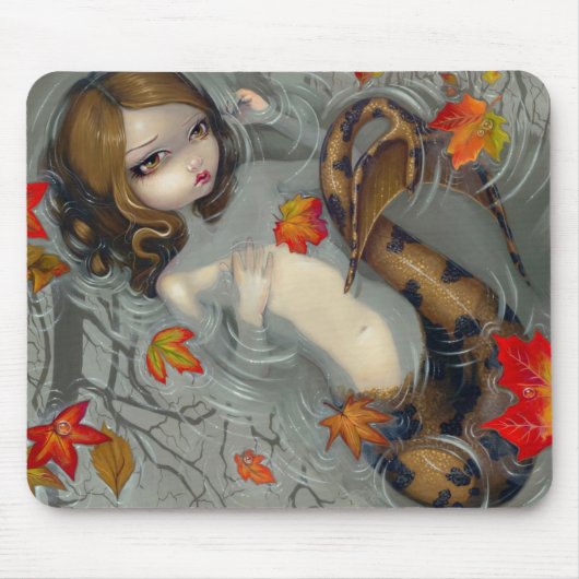 "Autumn Mermaid" Mousepad Muismat (Voorkant)