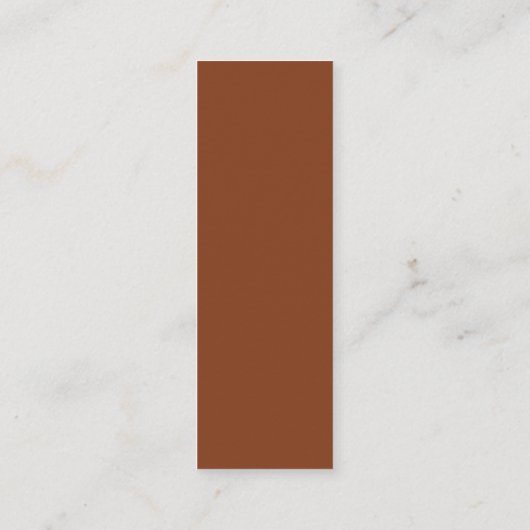 Autumn Mesmerizing Mini Bladwijzer Bellen Kaart (Achterkant)