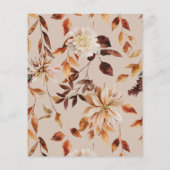 Autumn Message Kaart (Achterkant)