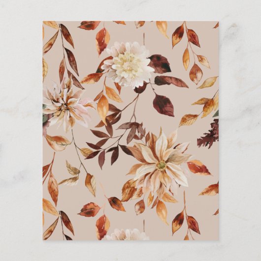 Autumn Message Kaart (Achterkant)