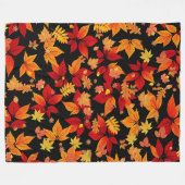 Autumn Midnight Fleece Deken (Voorkant (Horizontaal))