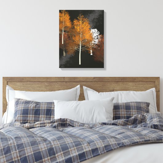 Autumn Mist Stretched Canvas (Insitu (Slaapkamer))