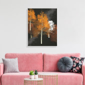Autumn Mist Stretched Canvas Afdruk (Insitu (Woonkamer))