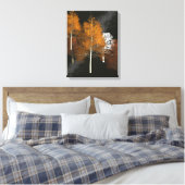 Autumn Mist Stretched Canvas Afdruk (Insitu (Slaapkamer))