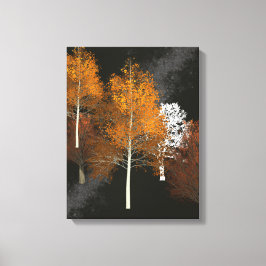 Autumn Mist Stretched Canvas Afdruk