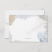 Autumn Mist Sympathie Hartelijk dank Bedankkaart (Achterkant)