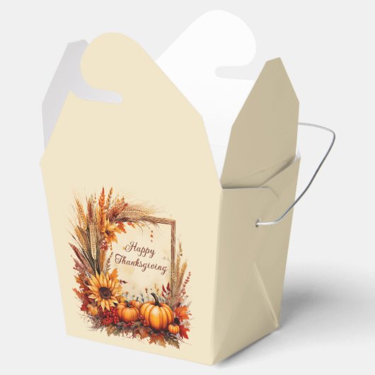 Autumn Mix lijst Thanksgiving Bedankdoosjes (Geopend)