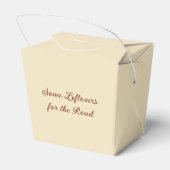 Autumn Mix lijst Thanksgiving Bedankdoosjes (Achterkant)