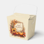 Autumn Mix lijst Thanksgiving Bedankdoosjes (Voorkant Zijde)