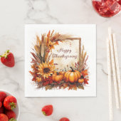 Autumn Mix lijst Thanksgiving Servet (Insitu)