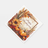 Autumn Mix lijst Thanksgiving Servet (Hoek)