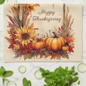 Autumn Mix lijst Thanksgiving Theedoek (Gevouwen)