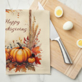 Autumn Mix lijst Thanksgiving Theedoek (Quarter Fold)