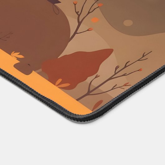 Autumn Moon Desk Mat – Gezellig Herfst landschap m (Hoek)