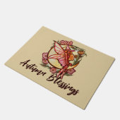 Autumn Moon Fairy Witch Herfst Fairies Deurmat (Schuin)