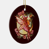 Autumn Moon Fairy Witch Herfst Fairies Keramisch Ornament (Rechts)