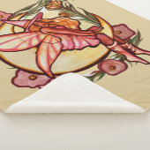 Autumn Moon Fairy Witch Herfst Fairies Sherpa Deken (3/4)